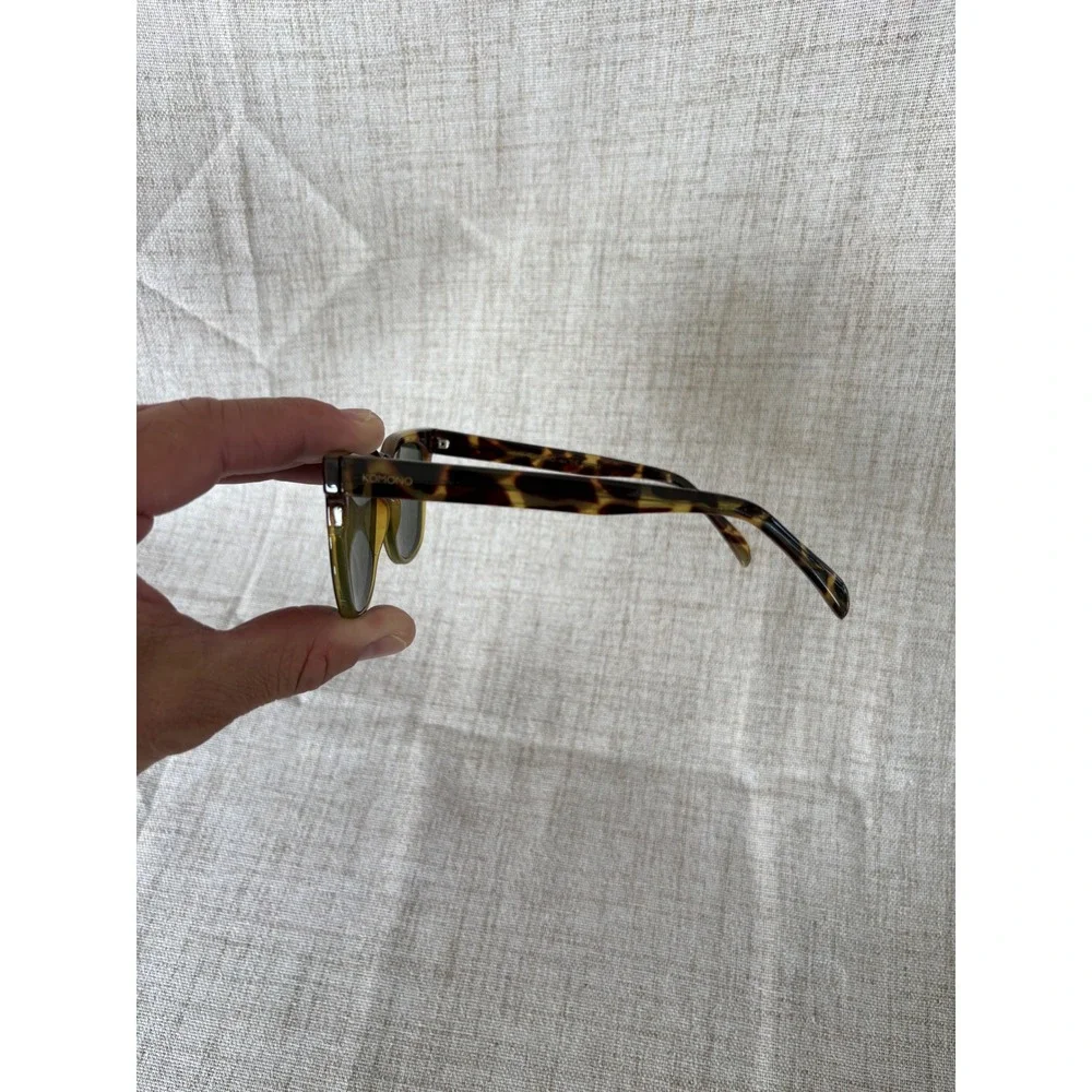 Komono Sunglasses Unisex OS Brown Tortoiseshell Like New UV400 Square Frames